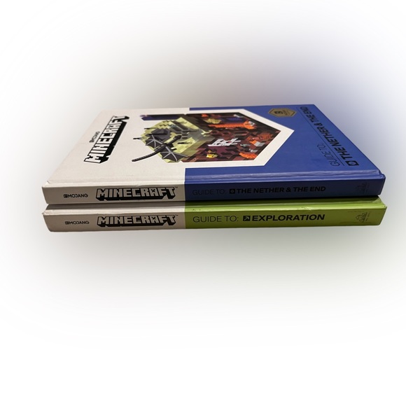 Minecraft books Guide to:EXPLORATION and Guide to:THE NETHER & THE END hardcover - Picture 3 of 5